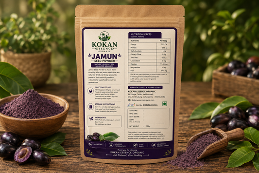 Jamun Seed Powder 100g | 100% Pure & Natural | Kokan Essence