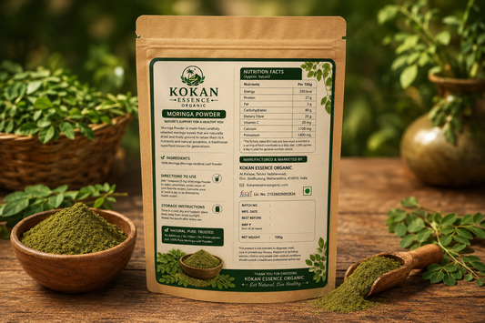 Moringa Powder 100g | 100% Pure & Natural | Kokan Essence