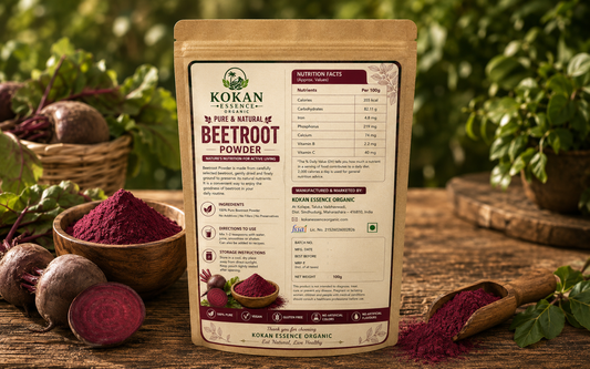 Beetroot Powder 100g | 100% Pure & Natural | Kokan Essence