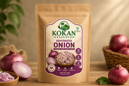 Kokan Essence Dehydrated Onion 100g | Premium Dried Onion Flakes