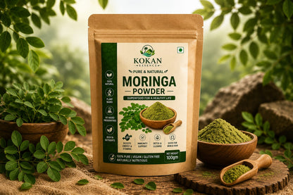 Moringa Powder 100g | 100% Pure & Natural | Kokan Essence